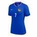 Camiseta Francia Antoine Griezmann #7 Primera Equipación Replica Eurocopa 2024 para mujer mangas cortas